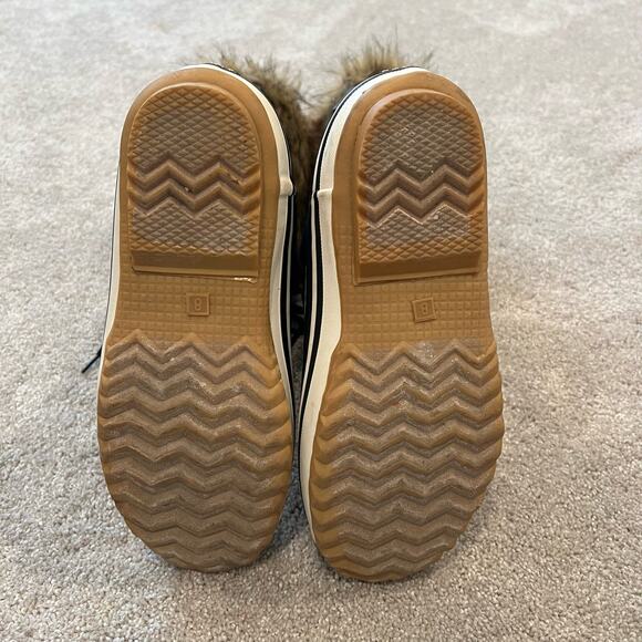 Esprit Women's Evelyn Tall Insulated Snow Boot with Fur‎ Black Brown Size 8 M - Picture 7 of 7